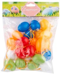 Húsvéti Tojások 24 Db, 40 Mm - Kültéri Dekorációhoz Való Keverék