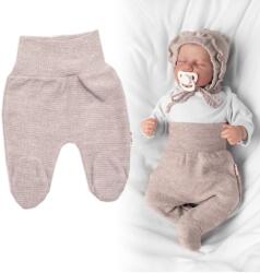 Baby Nellys Kötött babanadrág Hand Made, Baby Nellys, bézs Velikost koj. oblečení: 62 (2-3m)