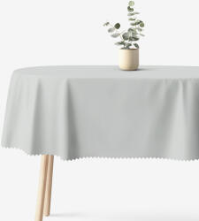 Goldea față de masă impermeabilă - gri - ovală 140 x 280 cm Fata de masa