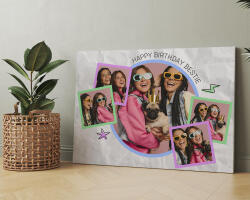  Happy Birthday bestie vászonkép