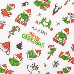 Everin Sticker decor unghii model iarna/Craciun JO-2580 The Grinch - Everin (JO-2580)