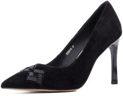 Epica Pantofi eleganti dama Epica, K3K360016 01-I din piele intoarsa, negru