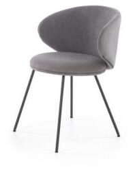  Scaun Bucatarie Si Dining K587 Catifea Gri