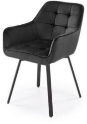  Scaun Bucatarie Si Dining K588 Pivotant Catifea Negru