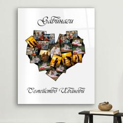 Art Gift Decor Стъклено пано със снимки - Завинаги