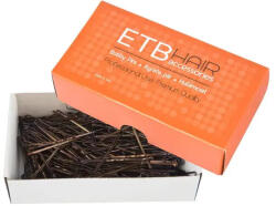 ETB Hair Agrafe Profesionale pentru Păr, Maro, 5 cm, 200g - Fixare Puternică și Design Italian pentru Frizuri Impecabile (EH48200M)