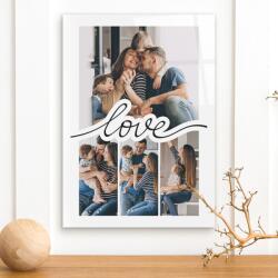 Art Gift Decor Стъклено пано със снимки - Love