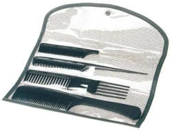 Olivia Garden Carbon + Ion ST Set de piepteni tehnici cu husă 4 buc (OGCSTP1)