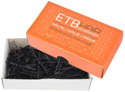 ETB Hair Agrafe Profesionale pentru Păr, 6 cm, 200g, Negru- Fixare Puternică, Design Italian, Rezultate Profesionale (EH59200N)