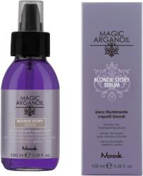 Nook Ser Iluminator cu Ulei de Argan și Cocos, Ideal pentru Părul Blond, Nook Magic ArganOil Blonde Story 100ml (NO1027443)
