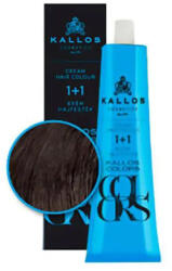 Kallos Colors Vopsea de Păr Permanentă 60ml Culoare Uniformă și Acoperire Completă a Firelor Albe (KAVPC2N)