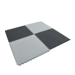  Puzzle Tatami Torna Szönyeg Elem 100 X 100 X 3 Cm Védőszegéllyel Szürke/Fekete (ELG301) - topjatekbolt