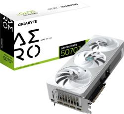 GIGABYTE GeForce RTX 5070 Ti Aero OC 16GB GDDR7 256bit (GV-N507TAERO OC-16GD) Videokártya