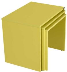 Adore Set 3 Masute Cafea Zigon Adore, 55x47x40 cm (SHP-103-YY-1) Masa de cafea