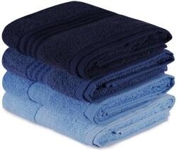 HOBBY HOME COLLECTION Set Prosoape de Baie (4 bucăți), Albastru, 90x50 cm (317HBY1280)