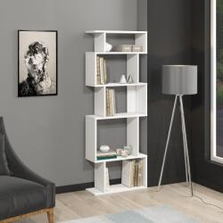 Minima Biblioteca Piramide, Alb, 60x22x160 cm (598MNM1503) Biblioteca