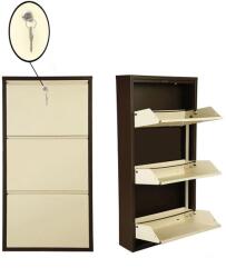 Dragon Pantofar Miko, 3 Compartimente cu Cheie, 50x103x15 cm (203DRG1408) Pantofar
