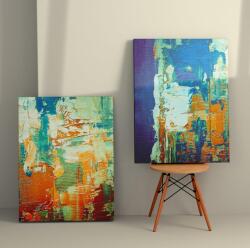 Novato Tablou Canvas (2 bucăți) Rustic 1, Multicolor, 150x100 cm (910NVT1122)