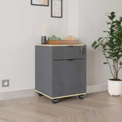 Adore Corp Mobil Adore Rio Rollbox Office, usa, sertar cu cheie, 41x61x45 cm (RKM-311-AX-1) Comoda