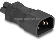 Delock Tápadapter IEC 60320 - C14 - C5, apa / anya, 2, 5 A, egyenes (DL80468) (DL80468)