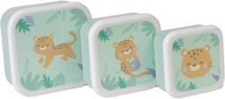 Saro Baby Snack Boxes uzsonnás doboz Hunter Mint 3 db