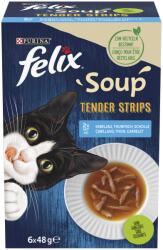 FELIX Soup Tender Strips Halas Válogatás 6 x 48 g