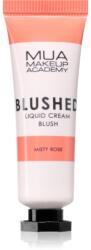 MUA Makeup Academy Blushed Liquid Blusher folyékony arcpirosító árnyalat Misty Rose 10 ml