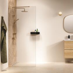 Sealskin Pure perete cabină de duș walk-in 90 cm auriu periat/sticla transparentă PU010906495100 (PU010906495100)