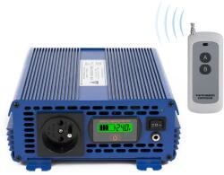 AZO Digital 24 VDC / 230 VAC ECO MODE SINUS IPS-1200S PRO 1200W voltage converter (AZO00D1227) - vexio