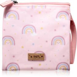 Saro Baby Sandwich Bag zacskó nassolnivaló Pink 17, 5x17, 5 cm