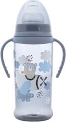 Lorelli Бебешко шише с мек накрайник Lorelli My Friend - 350 ml, Cameo Blue (10200640004) - ozone