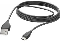 Hama Cablu de date Hama 201588, USB-A - MicroUSB, 3m (Negru) (Hama 201588)