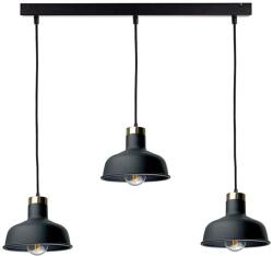 Keter Lighting Lustră pe cablu HEBE 3xE27/60W/230V negru (KE0183)
