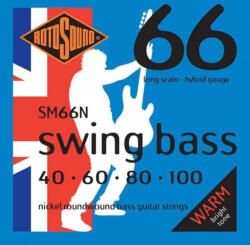 Rotosound SM66N Basszusgitár húrkészlet, nikkel hybrid, 40-100