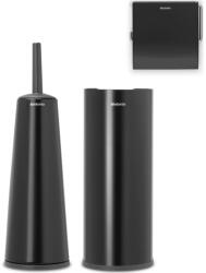 Brabantia ReNew 3db-os WC pipere szett Fekete (280603)
