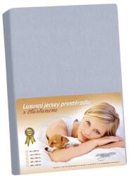 BELLATEX 342 KL2 Jersey lepedő elasztánnal, 140×200 cm, világosszürke (8210)