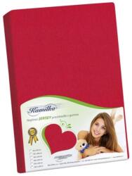 BELLATEX Jersey lepedő, 120×200 cm, piros (710)