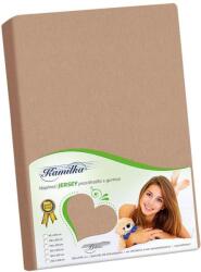 BELLATEX Jersey lepedő, 140×200 cm, kávészín (5063)