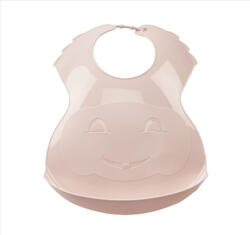 ThermoBaby műanyag előke - Powder Pink - pindurka
