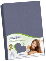 BELLATEX Jersey lepedő, 100×200 cm, szürke (4307)