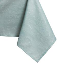 AmeliaHome Asztalterítő Vesta mentazöld dombornyomott modern 155x400 owal AmeliaHome