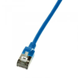 LogiLink Patch kábel SlimLine Ultraflex Cat. 6A U/FTP 5m kék (CQ9076S)