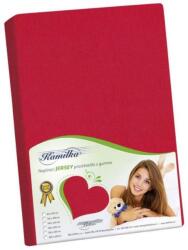 BELLATEX Jersey lepedő, 90×200 cm, piros (98)