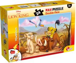 Lisciani Puzzle cu două fețe Lisciani de colorat din 24 piese - Regele Leu (74105) Puzzle
