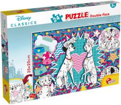 Lisciani Puzzle cu două fețe Lisciani de colorat din 24 piese - 101 dalmați (99474) Puzzle