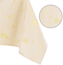 AmeliaHome Asztalterítő Christmas Eve sárga nyomott ünnepi 110x160 AmeliaHome