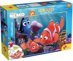 Lisciani Puzzle cu două fețe Lisciani de colorat din 24 piese - Nemo (74112) Puzzle