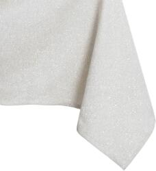 DecoKing Asztalterítő Sparkle krémű metálfényes modern 150x550 owal DecoKing