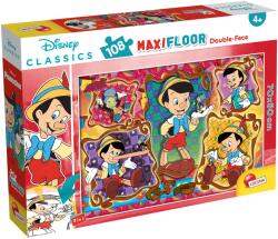 Lisciani Puzzle cu două fețe Lisciani pentru colorat 108 piese- Pinocchio (31757) Puzzle