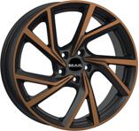 Mak Kassel Black&Bronze 5/114, 3 19x8 ET40 76 - teligumi